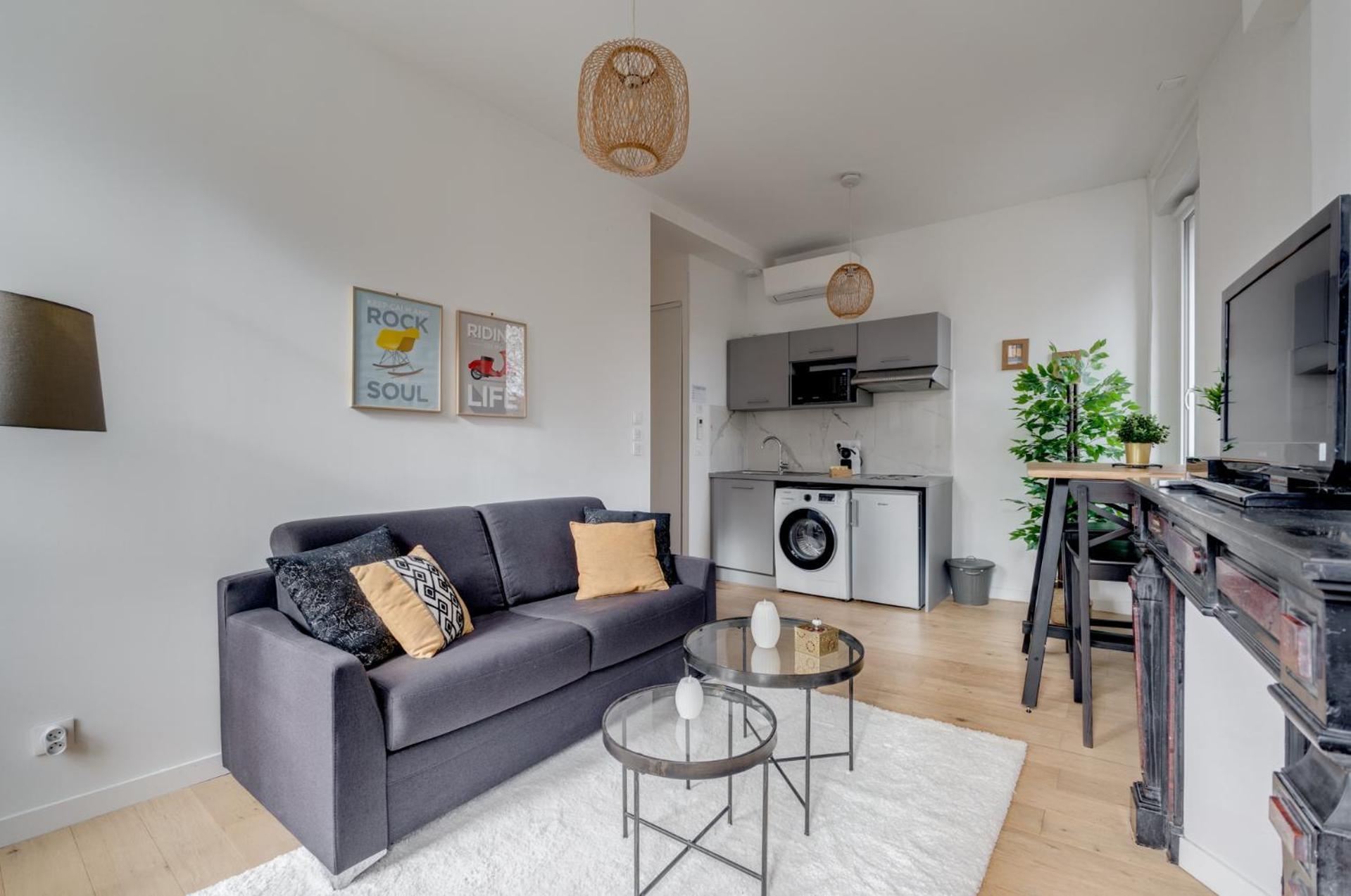 Apartment Chic Et Lumineux, Garage, Wifi, Clim